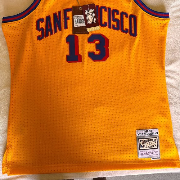 Warriors Wilt Chamberlain Jersey (Mitchell&Ness) - Picture 2 of 4